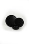 Hermia Set de cena de cerámica de 18 piezas - Negro